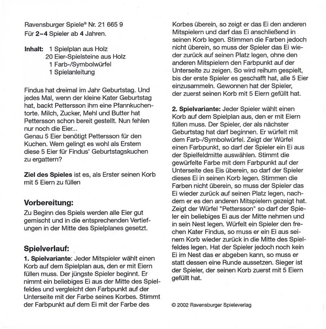 Ach, du dickes Ei! Ein spannendes Kinderspiel für die ganze Familie
