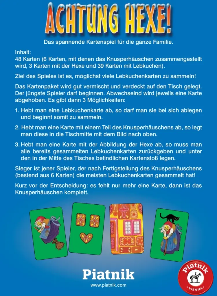 Achtung Hexe! - Spannendes Kartenspiel für die ganze Familie