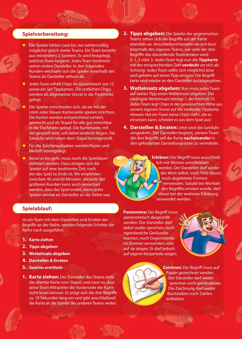 Activity Casino - Spannendes Partyspiel für kreative Teams