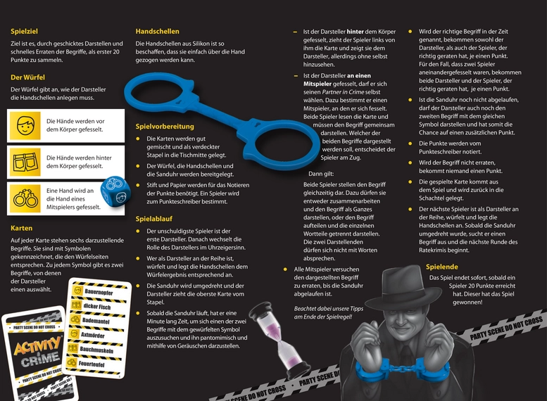 Activity Crime - Das spannende Partyspiel für kreative Darsteller