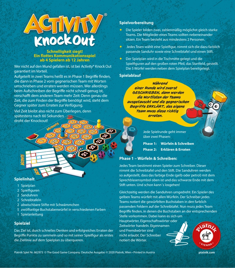 Activity KnockOut - Schnelles Kommunikationsspiel für Teams