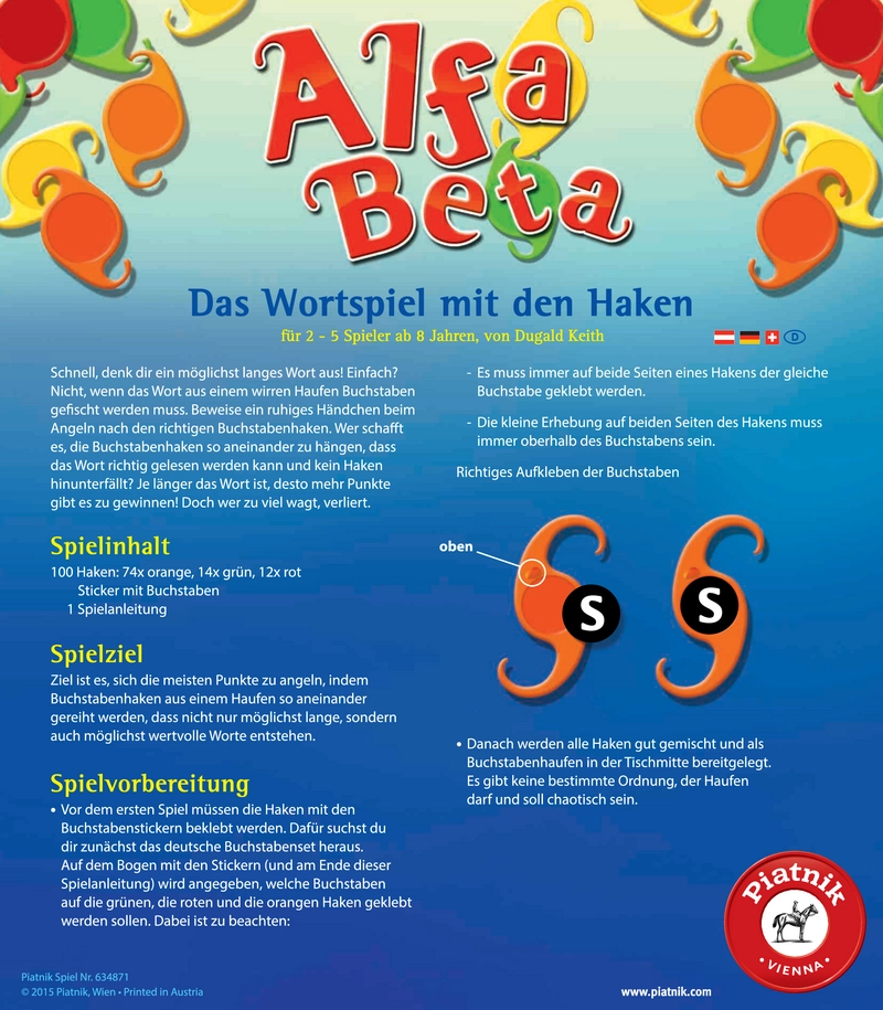 Alfa Beta - Das Wortspiel mit den Haken