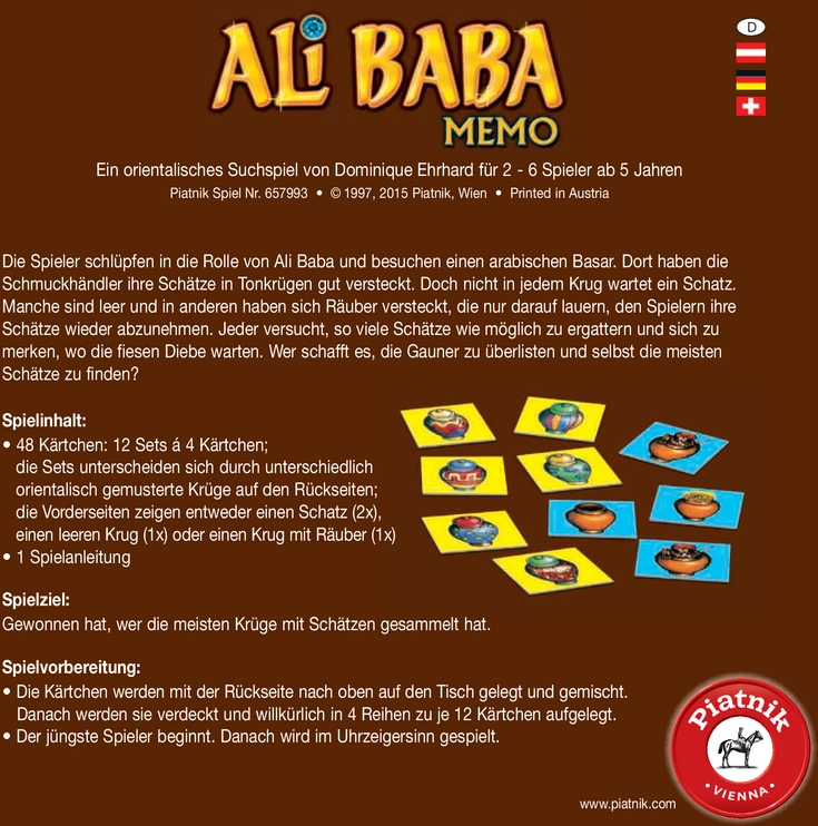 Ali Baba Memo - Ein spannendes Gedächtnisspiel für Kinder