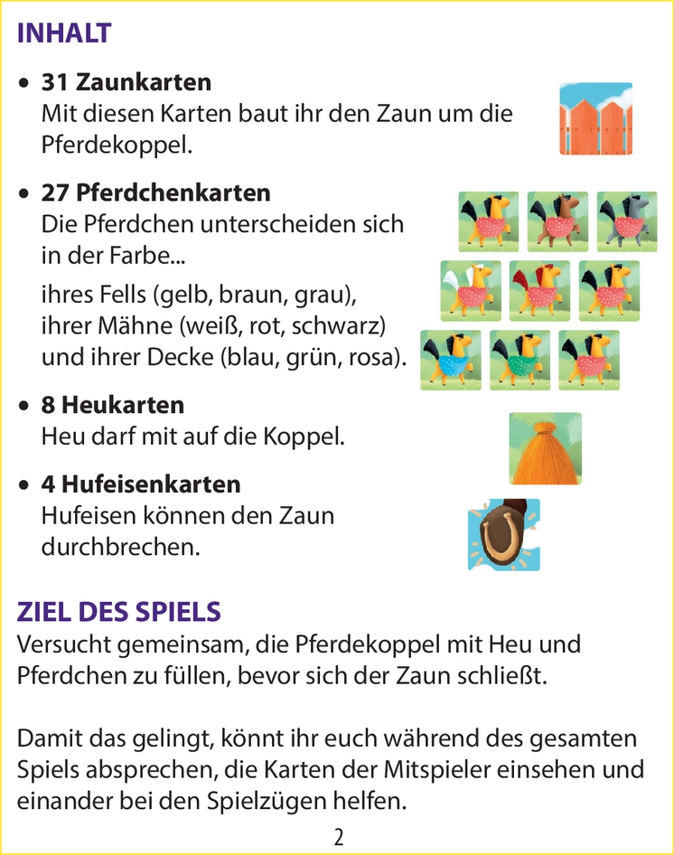 Alle meine Pferdchen - Lernspiel für Kinder