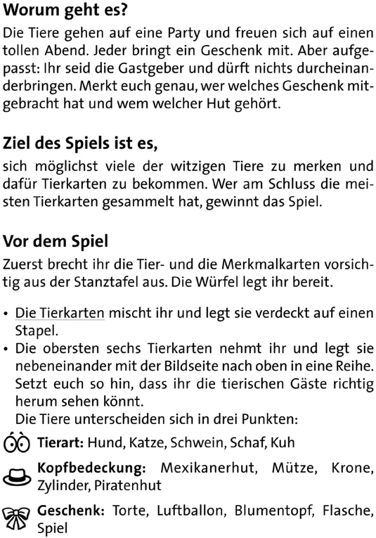 Alles Gemerkt? - Tierisches Merkspiel für Kinder