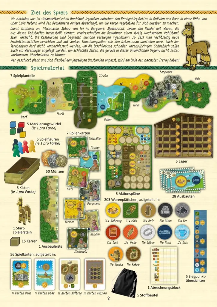 Altiplano - Strategisches Brettspiel im Hochland
