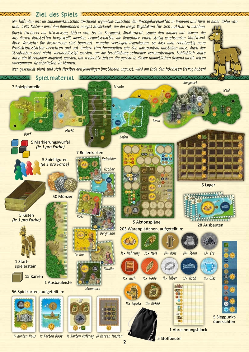 Altiplano - Strategisches Brettspiel im Hochland