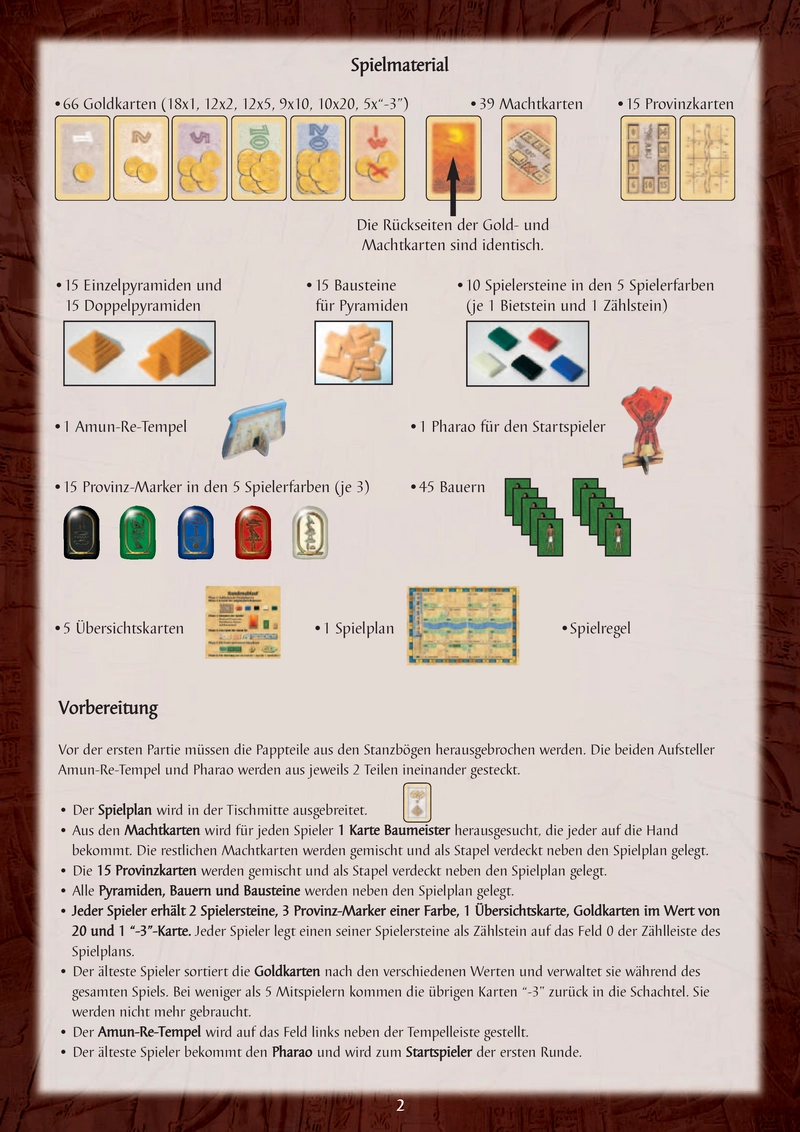 Amun-Re - Strategisches Brettspiel im alten Ägypten