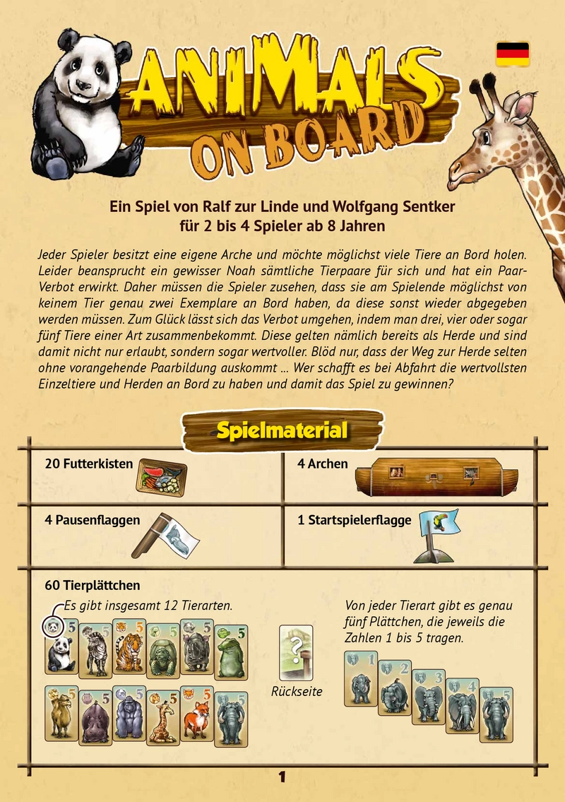 Animals on Board - Tierabenteuer auf der Arche