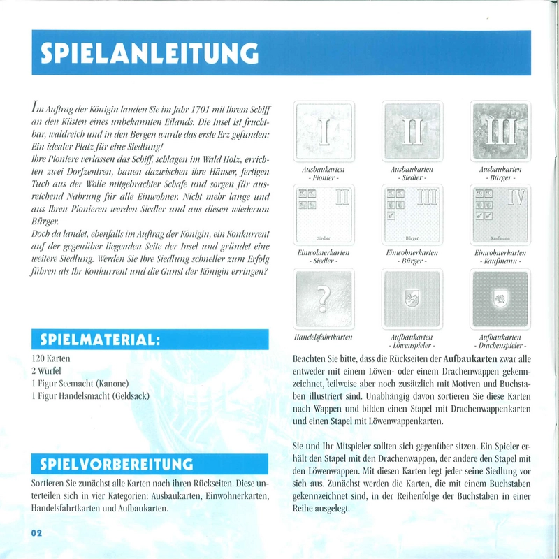 Anno 1701 - Das Kartenspiel: Regeln und Spielanleitung