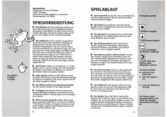 Auf Zack - Schnelligkeit und Kreativität im Ratespiel