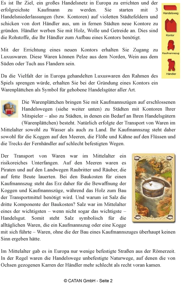 Aufbruch der Händler - Gesellschaftsspiel im Mittelalter