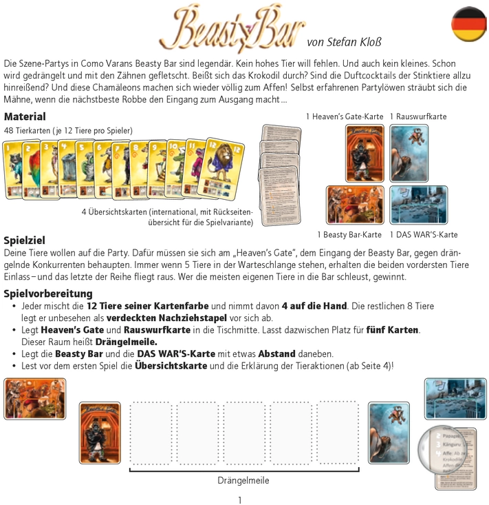 Beasty Bar - Kartenspiel für die ganze Familie