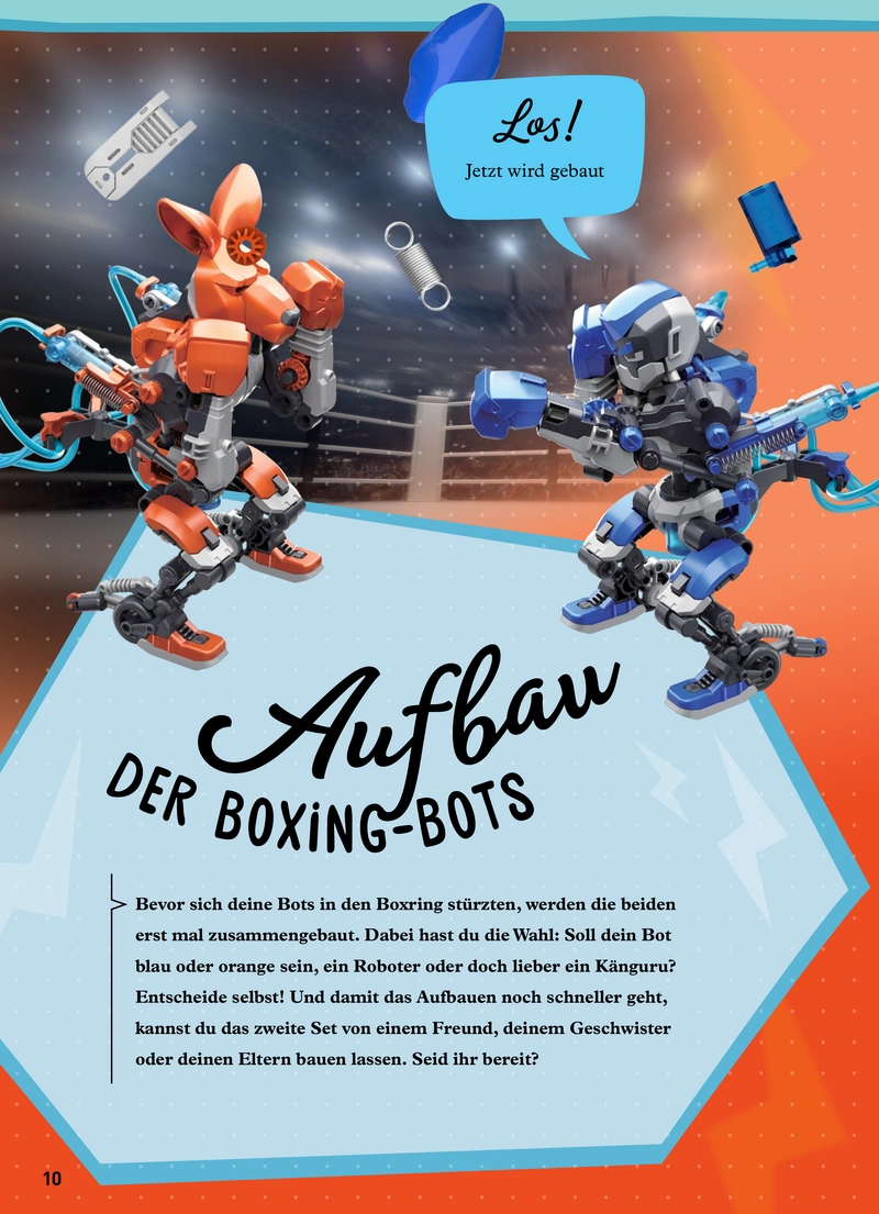 Boxing-Bots - Das spannende Kampfspiel mit hydraulischen Robotern