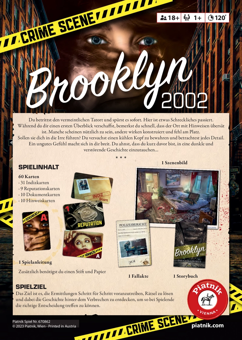 Brooklyn 2002 - Ermittlungs-Krimi-Spiel