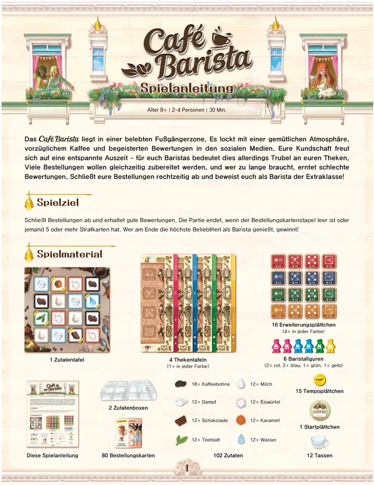 Café Barista - Das Gesellschaftsspiel für kreative Baristas