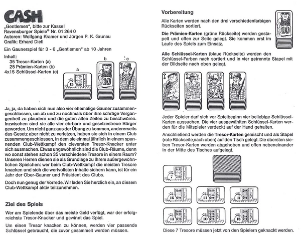 CASH - Das spannende Kartenspiel über Gauner und Tresore