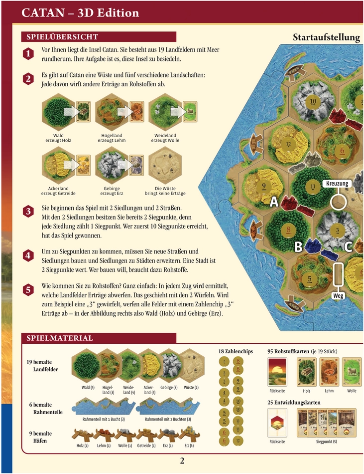 Catan - 3D Edition Spielanleitung