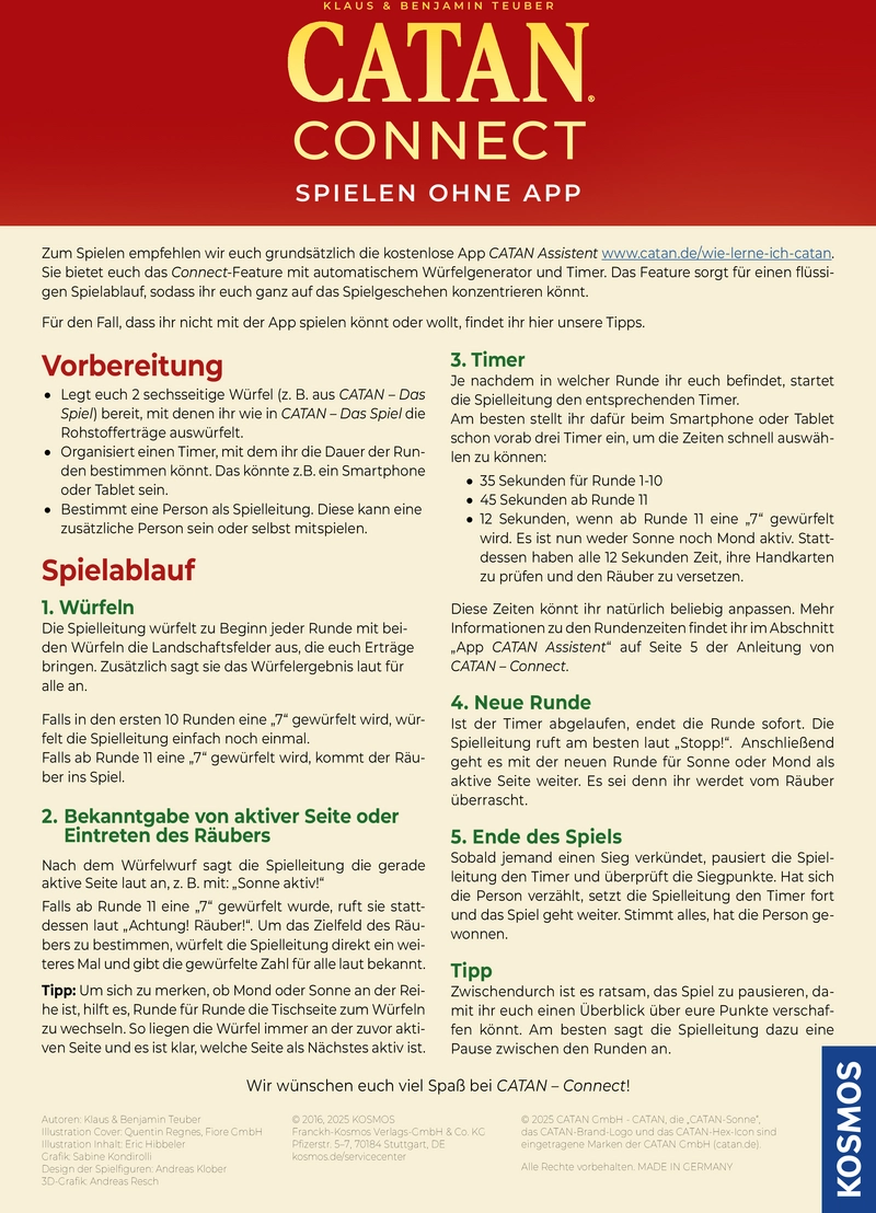 Catan Connect - Spielen ohne App