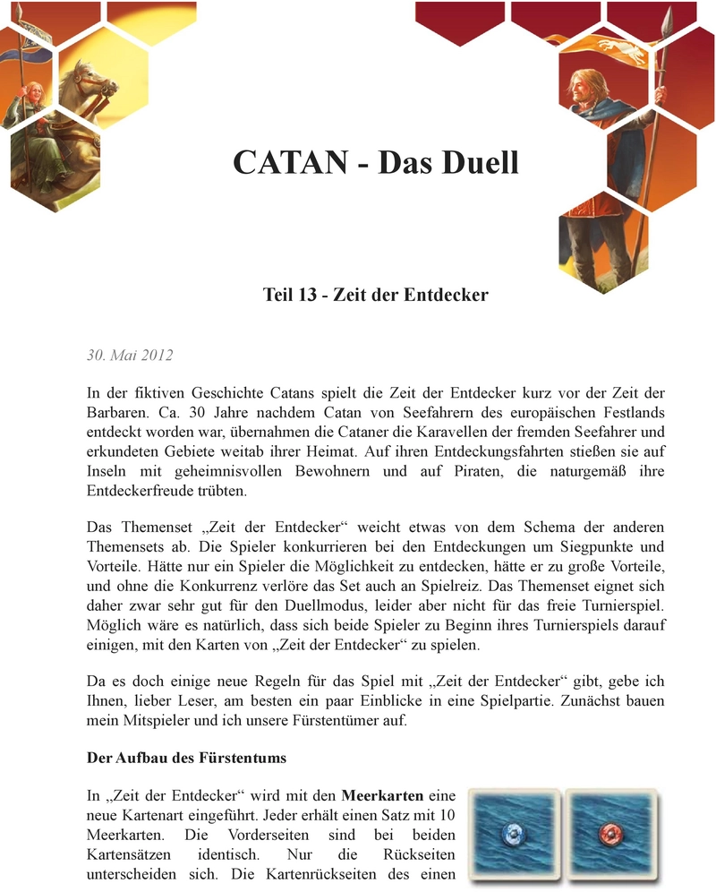 CATAN - Das Duell: Zeit der Entdecker Spielanleitung