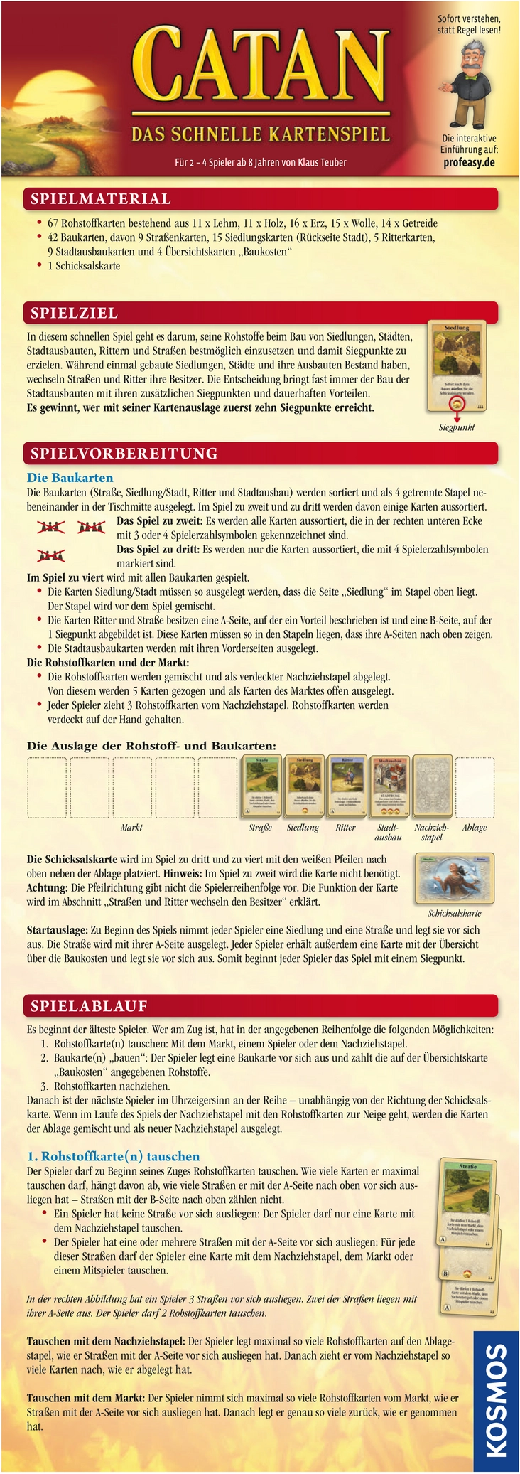 Catan - Das schnelle Kartenspiel für Strategie-Fans