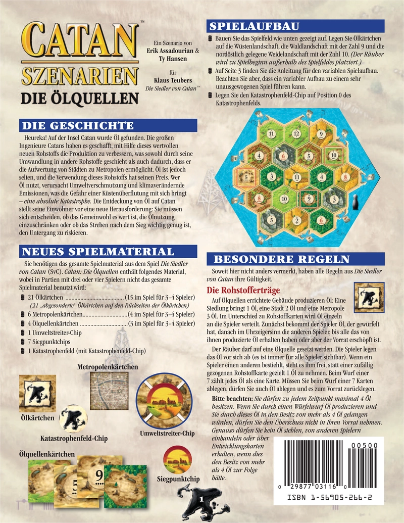 Catan: Die Ölquellen - Spielanleitung und Regeln