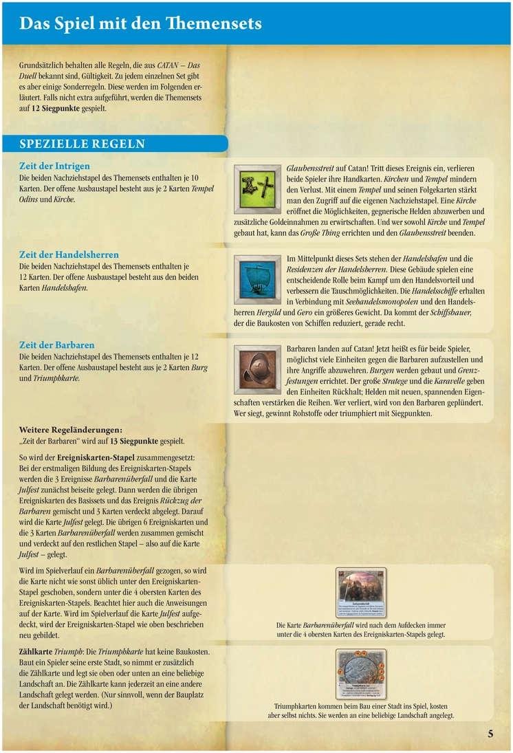 CATAN: Finstere & Goldene Zeiten - Erweiterung für Das Duell