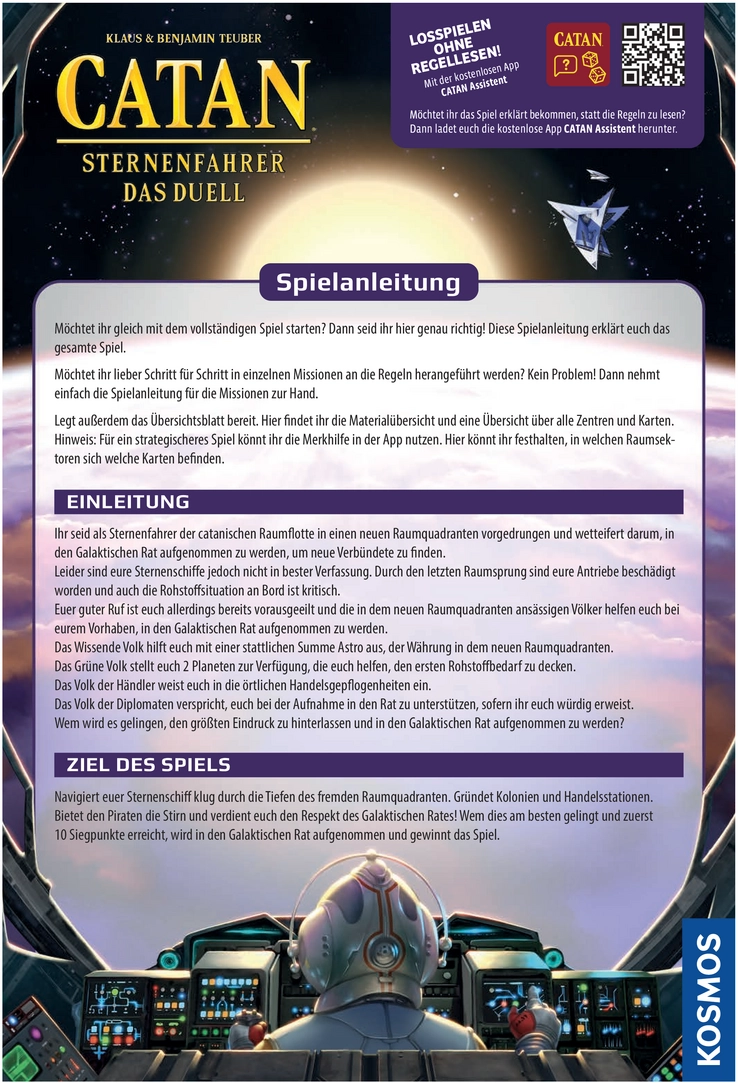 Catan: Sternenfahrer - Das Duell Spielanleitung