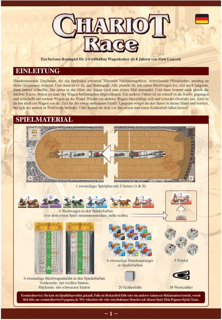 Chariot Race - Ein spannendes Rennspiel im antiken Rom