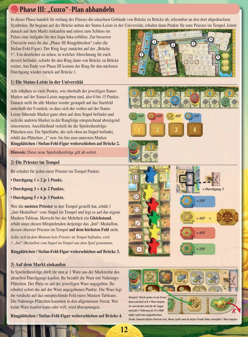 Cuzco - Strategisches Brettspiel über die Inka-Stadt