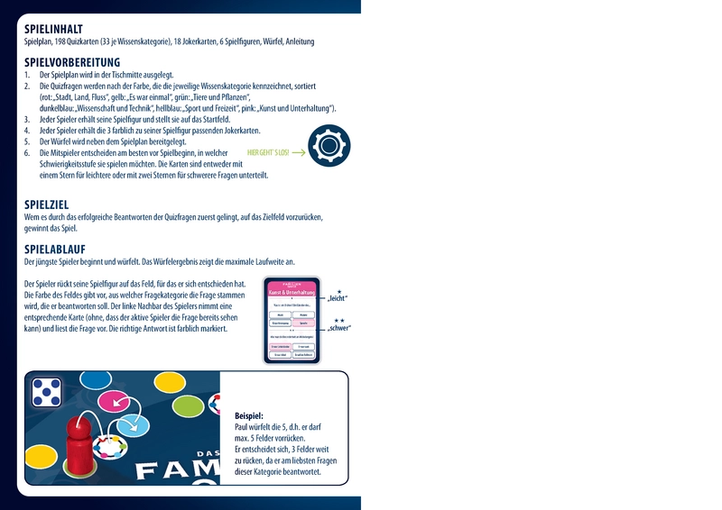 Das große Familienquiz - Spielanleitung für ein unterhaltsames Quizvergnügen