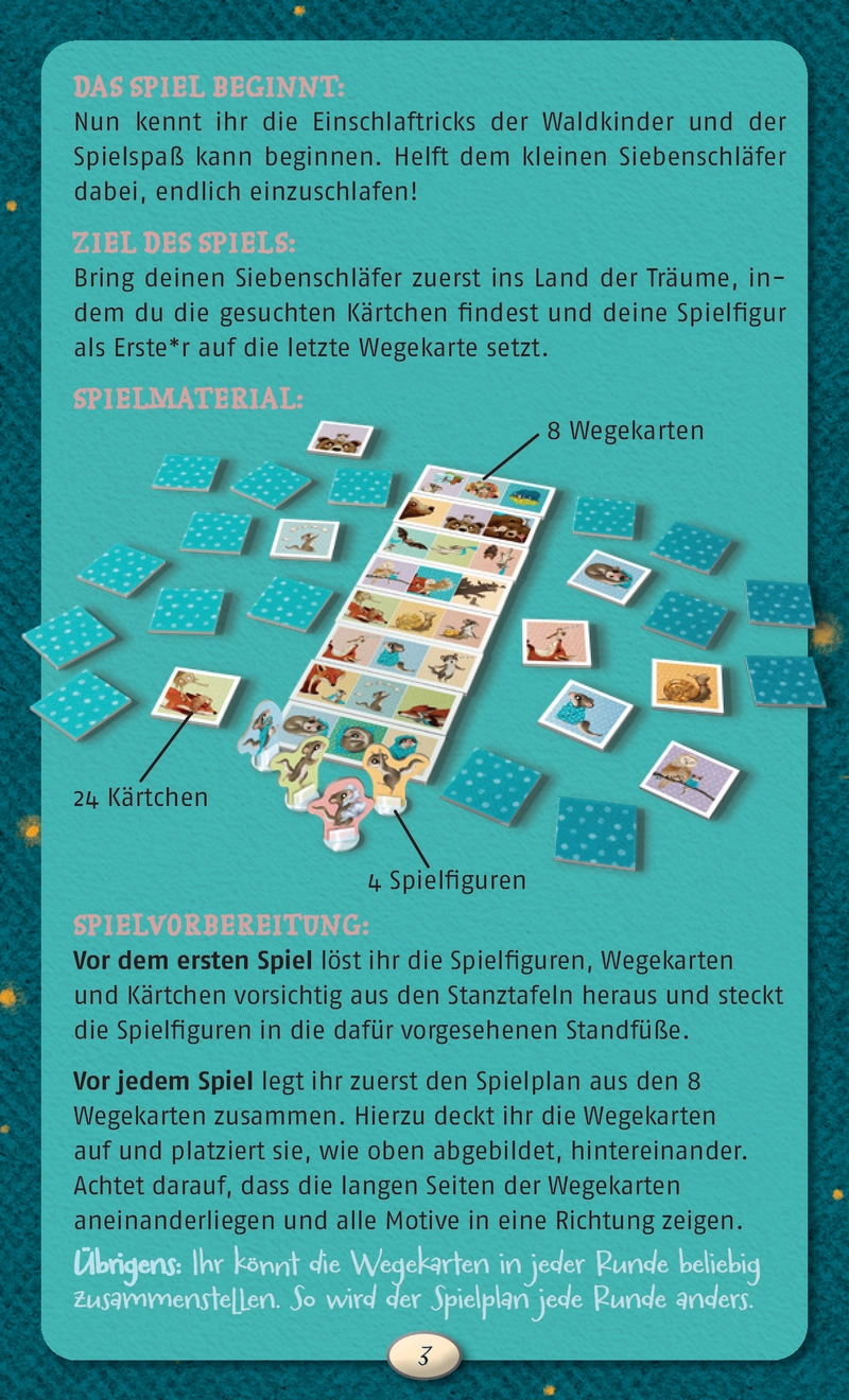 Der kleine Siebenschläfer - Kuscheliges Merkspiel