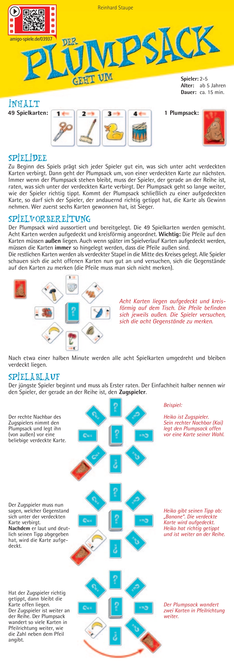 Der Plumpsack - Ein spannendes Ratespiel für Kinder