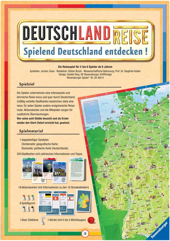 Deutschlandreise - Spielend Deutschland entdecken