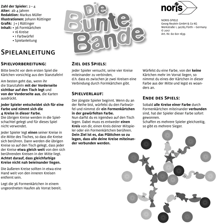 Die Bunte Bande - Spielanleitung und Regeln