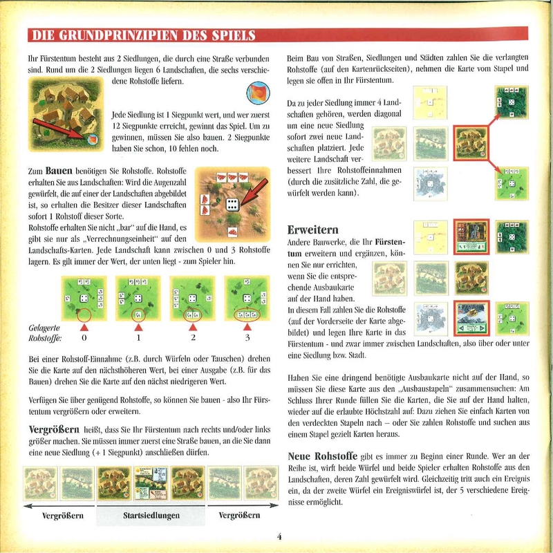 Die Siedler von Catan - Das Kartenspiel Spielanleitung
