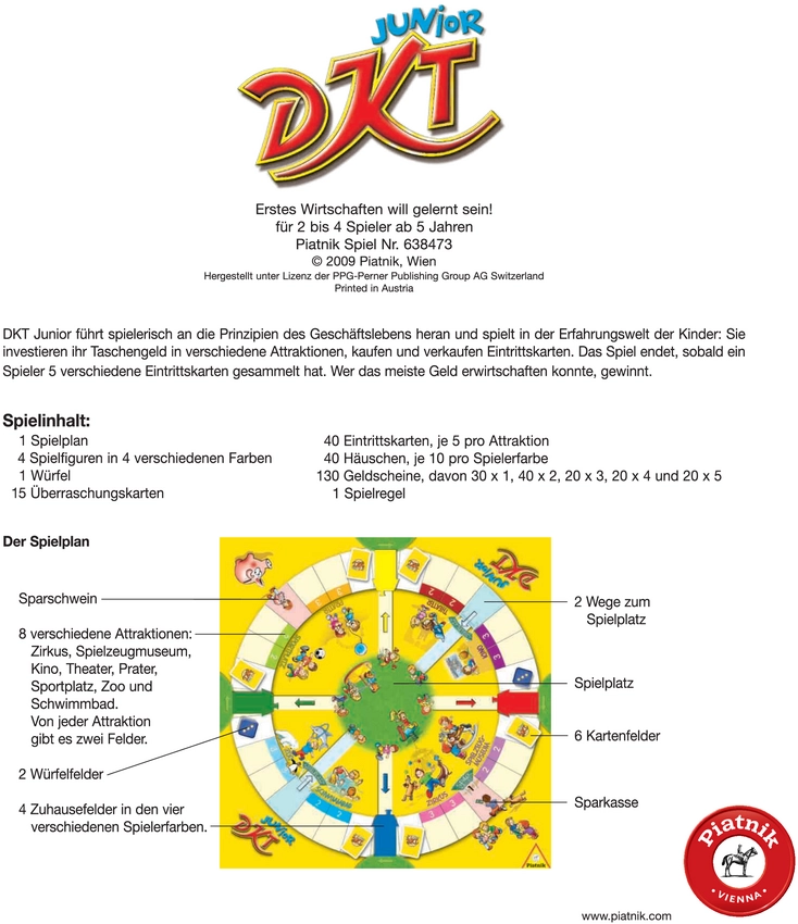 DKT Junior - Erstes Wirtschaftsspiel für Kinder