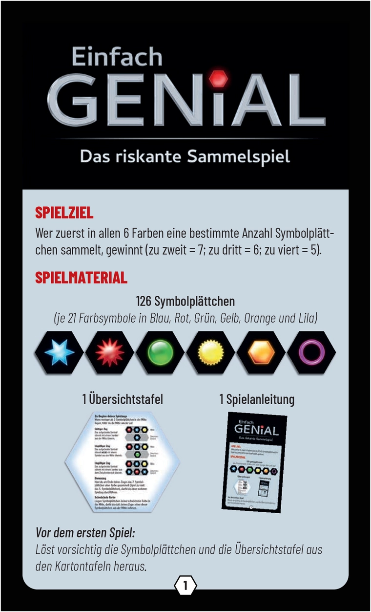 Einfach Genial - Das risikante Sammelspiel