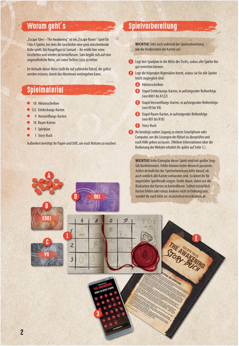 Escape Tales: The Awakening - Spielanleitung und Zusammenfassung