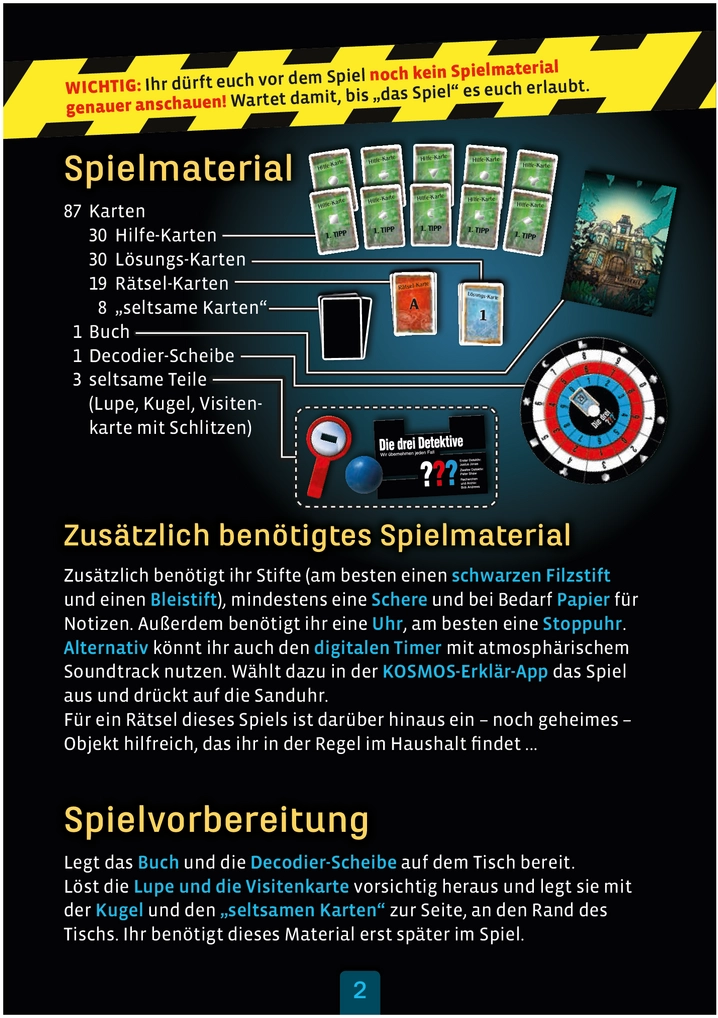 EXIT - Das Spiel: Das Haus der Rätsel Anleitung