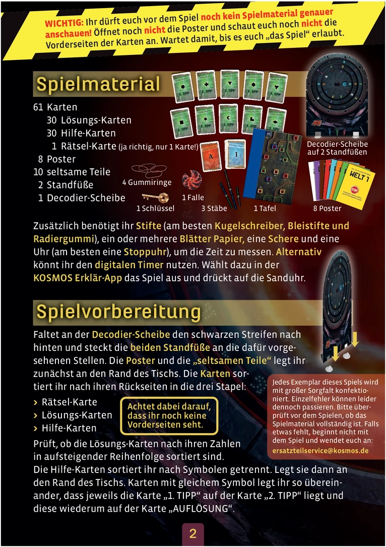 EXIT - Das Spiel: Das Tor zwischen den Welten - Spielanleitung