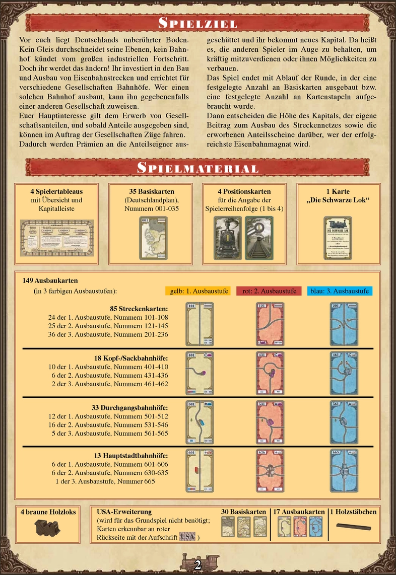 Express 01 - Das Eisenbahnspiel für 2 bis 4 Spieler