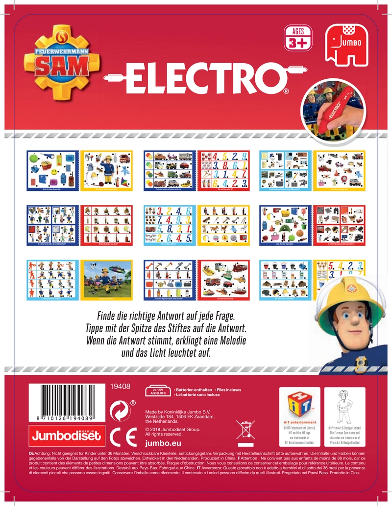 Feuerwehrmann Sam Electro - Lernspiel für Kinder