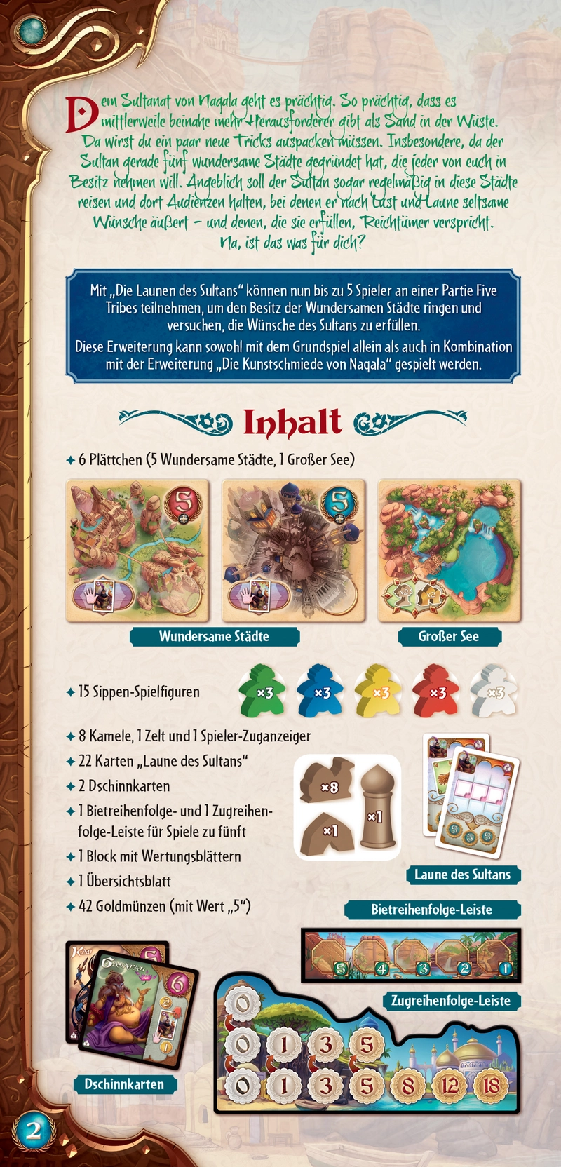 Five Tribes: Die Launen des Sultans - Spieleanleitung