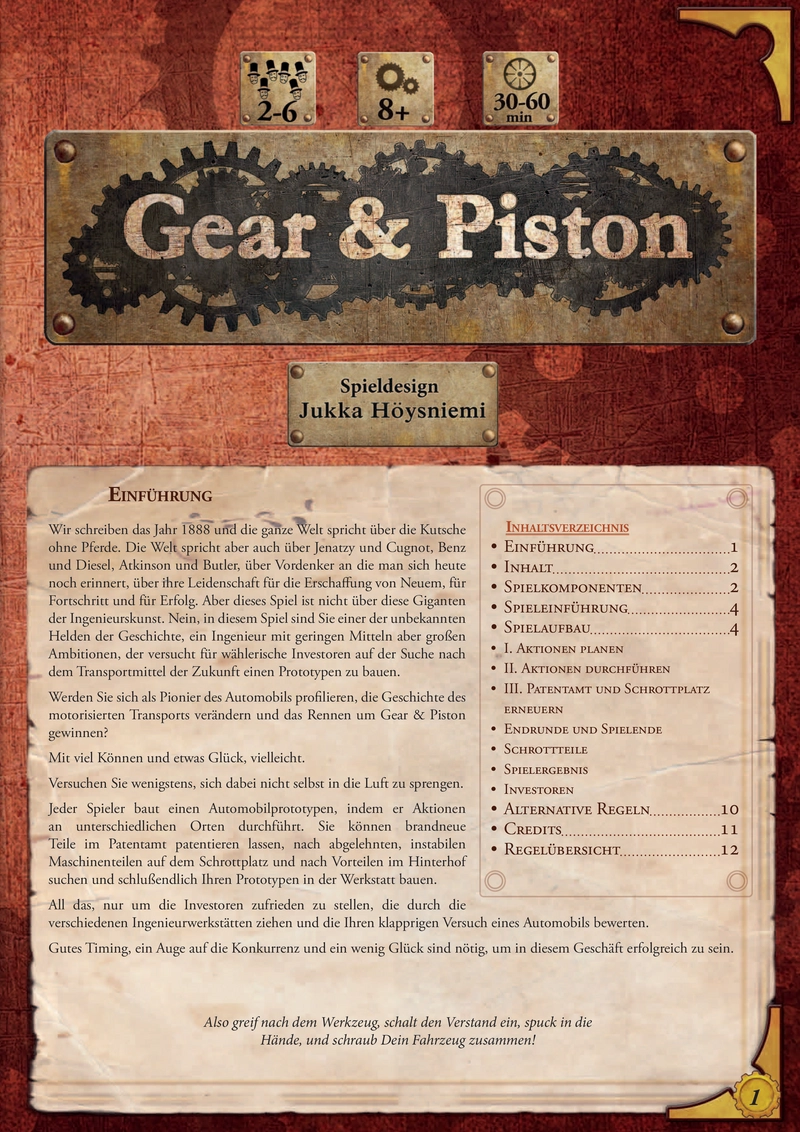 Gear & Piston - Automobilbau und strategische Planung