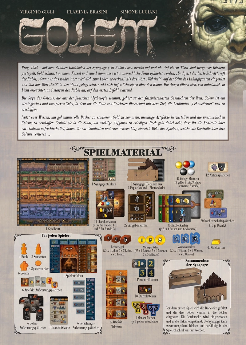 Golem - Strategisches Brettspiel über Kontrolle und Ressourcenmanagement