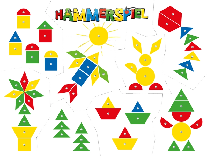 Hammenspiel - Kreatives Bauen mit Farben und Formen