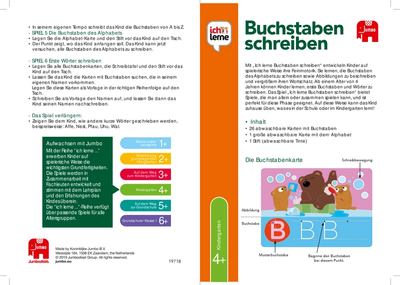 Ich lerne Buchstaben schreiben - Lernspiel für Kinder