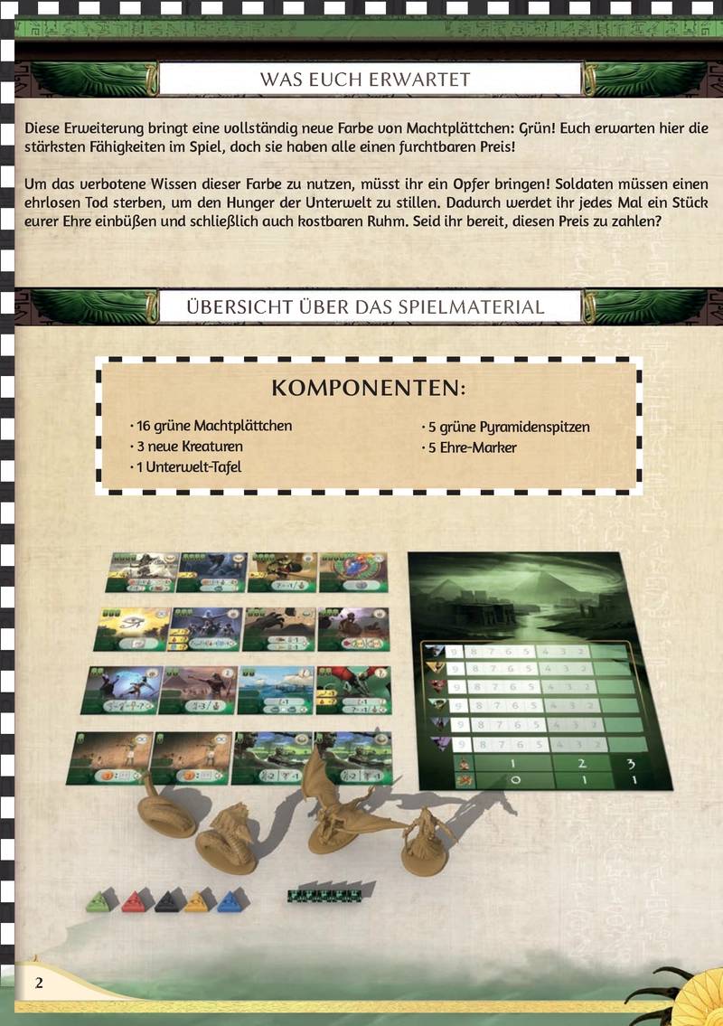 Kemet: Das Buch der Toten - Spielanleitung und Regeln