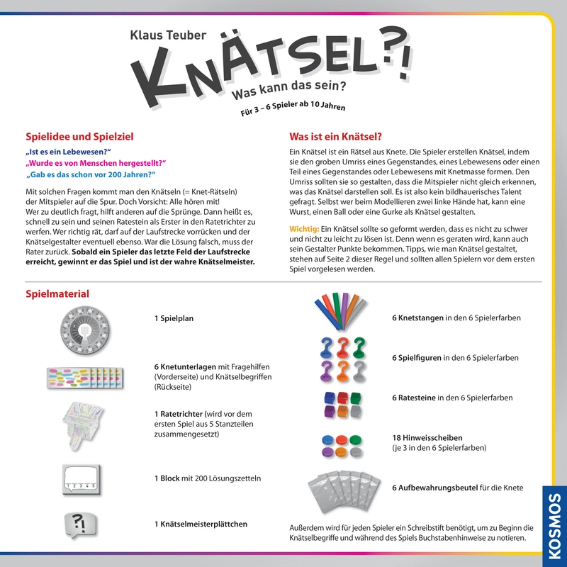 Knätsel - Kreatives Ratespiel für die ganze Familie